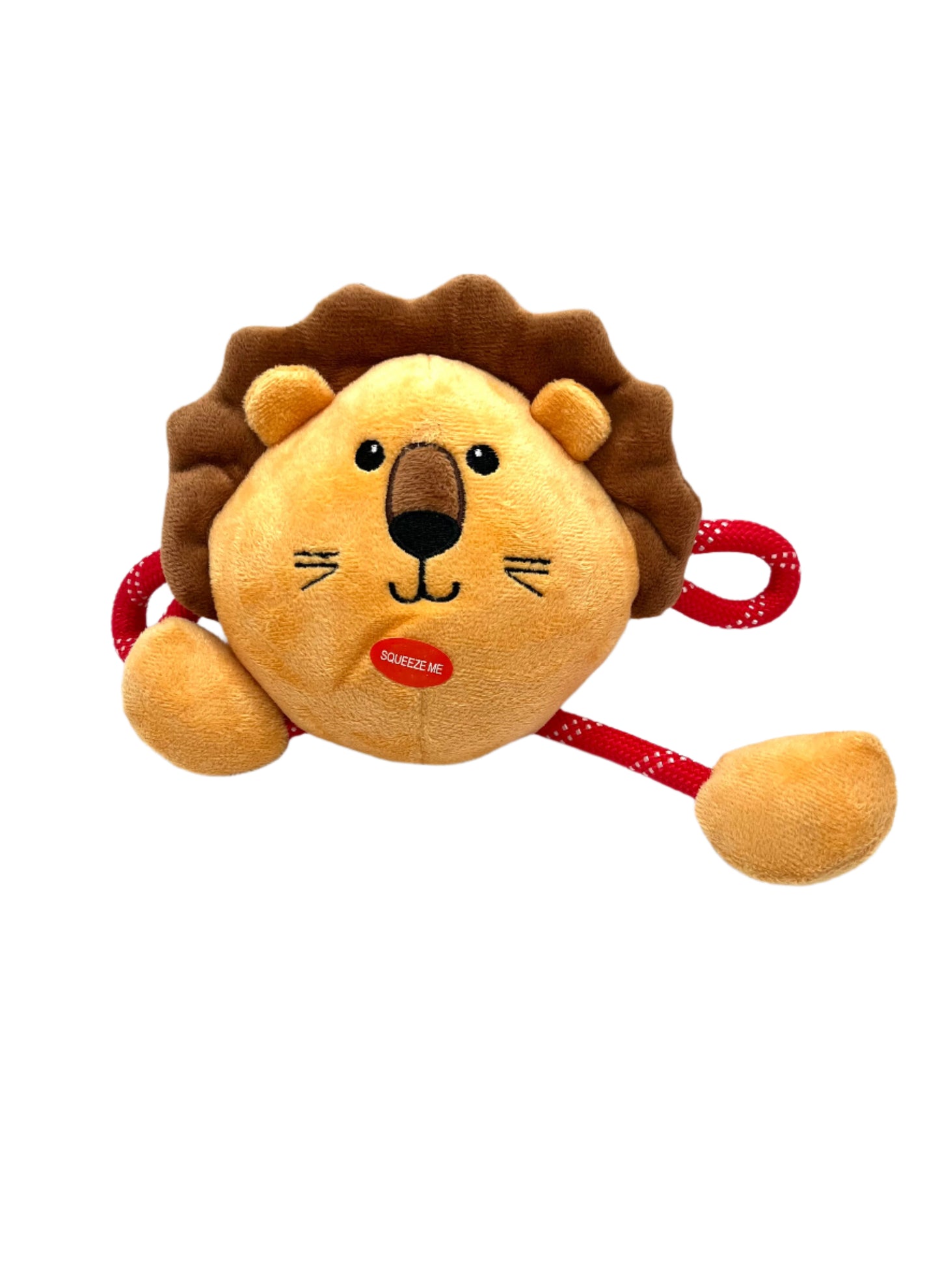 Lion Squeaky Dog Toy