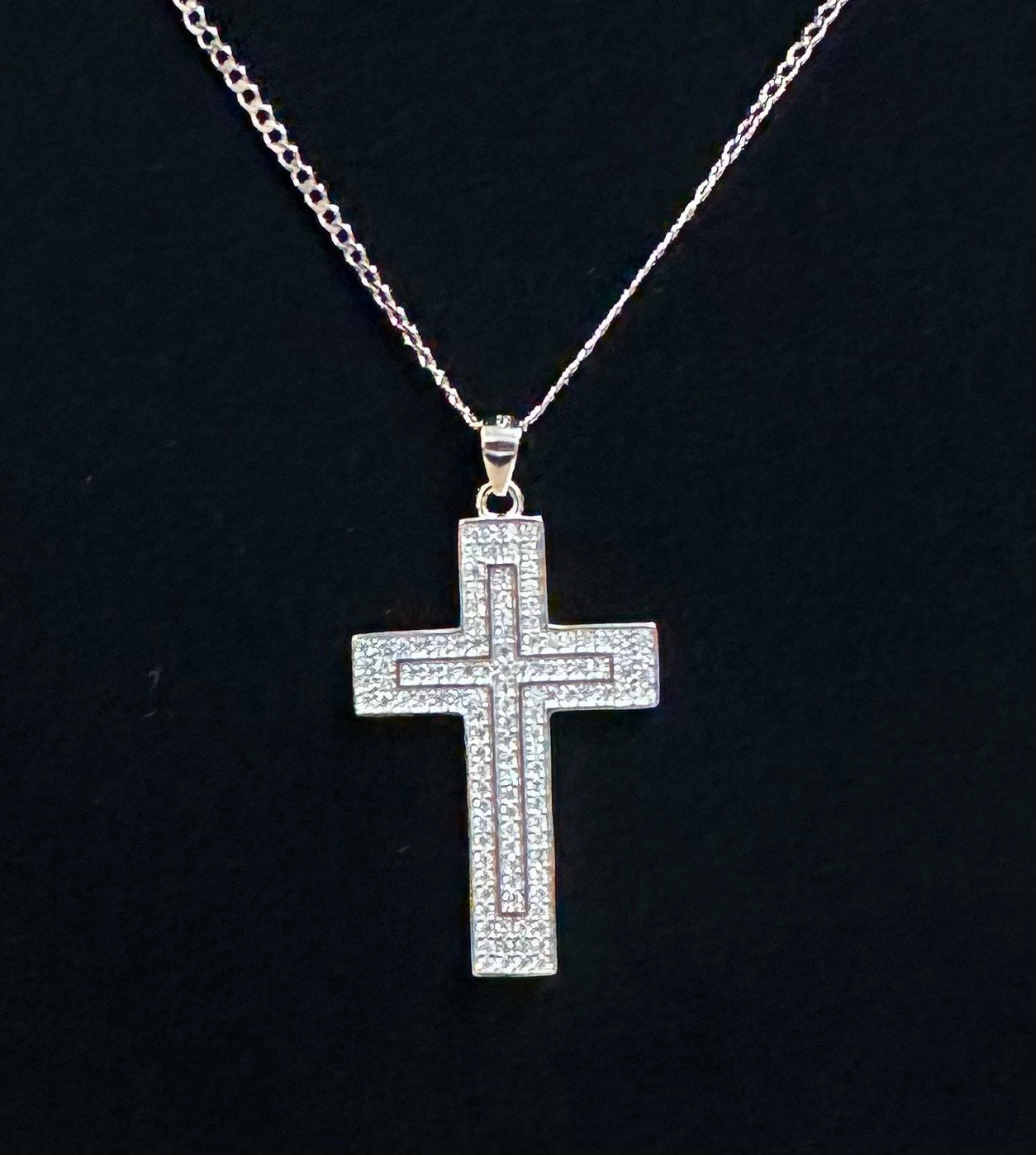 Sterling Silver Men’s Cross