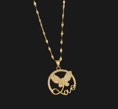 Butterfly Love Necklace