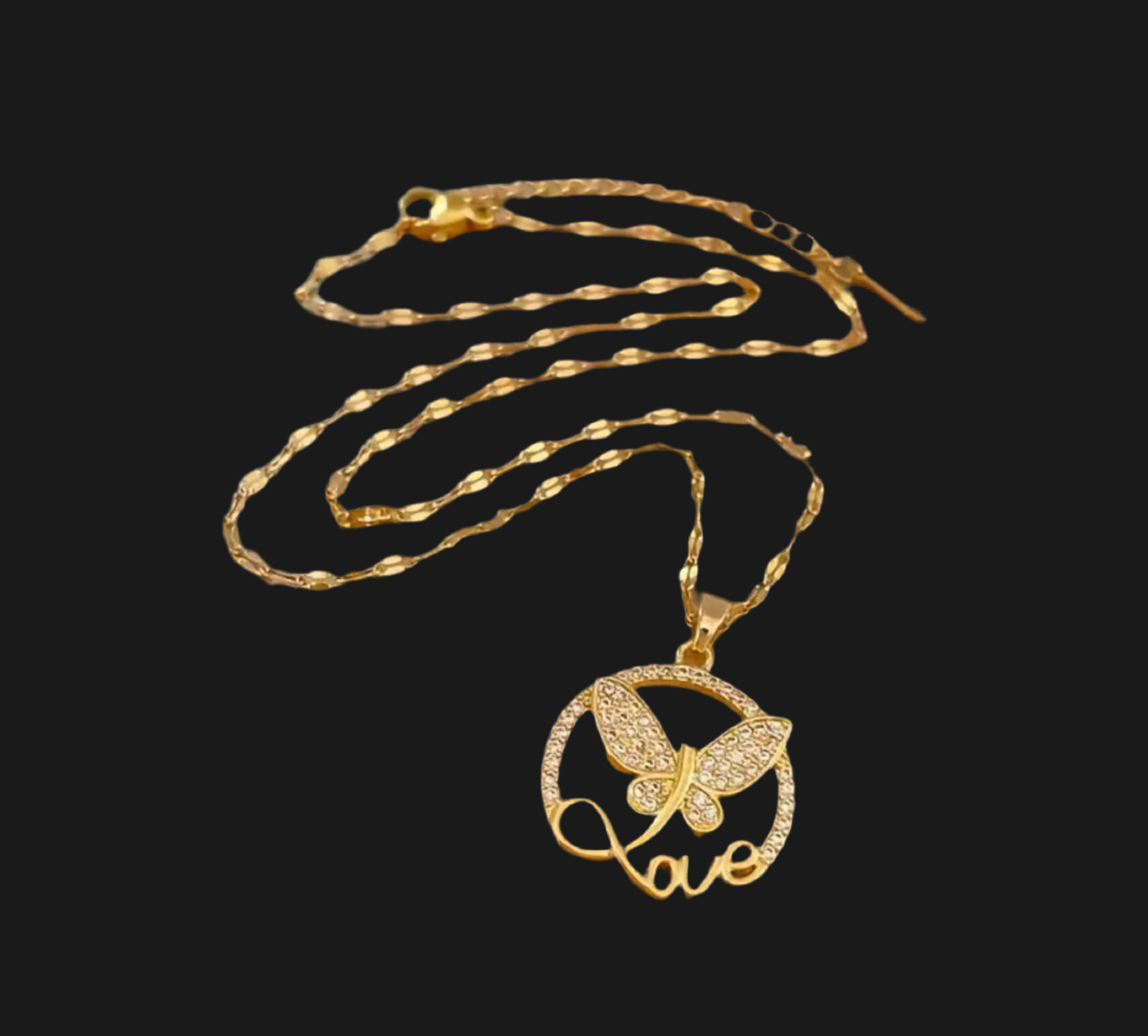 Butterfly Love Necklace