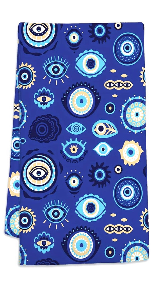 Blue Evil Eye Kitchen Towel 🧿