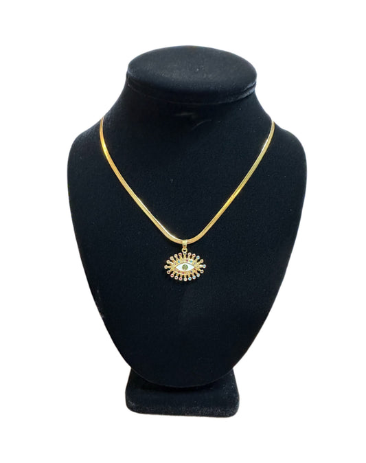 Colorful Evil Eye Pendant Necklace