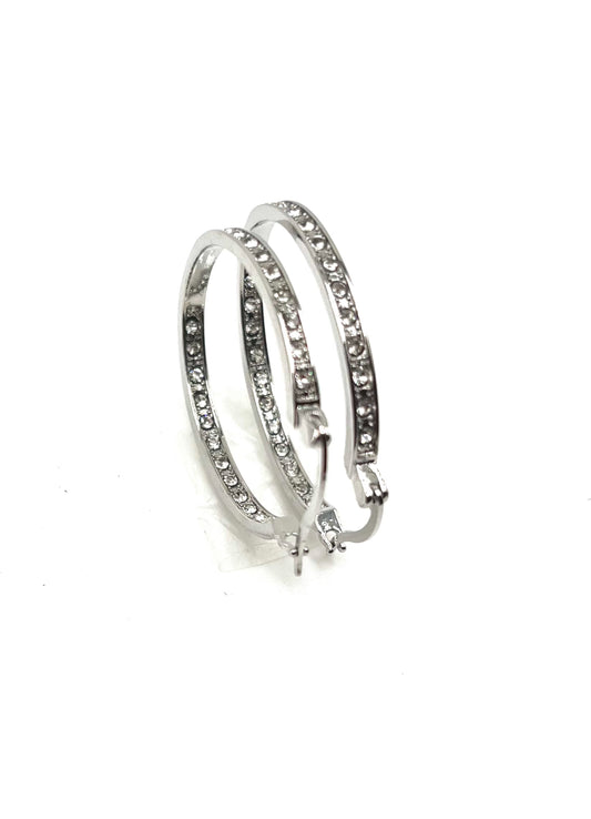 hoop Rhinestone Earings